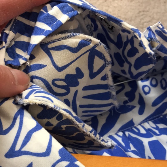 2 pieces abstract print top and skirt set - Picture 8 of 10